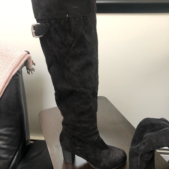 torrid Shoes - Torrid Women’s Wide Calf Over the knee Heeled Boots